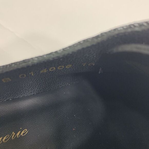 ROBERT CLERGERIE Women’s Black Slip on Leather Loafer Shoe 36.5 Made In France - Picture 11 of 16